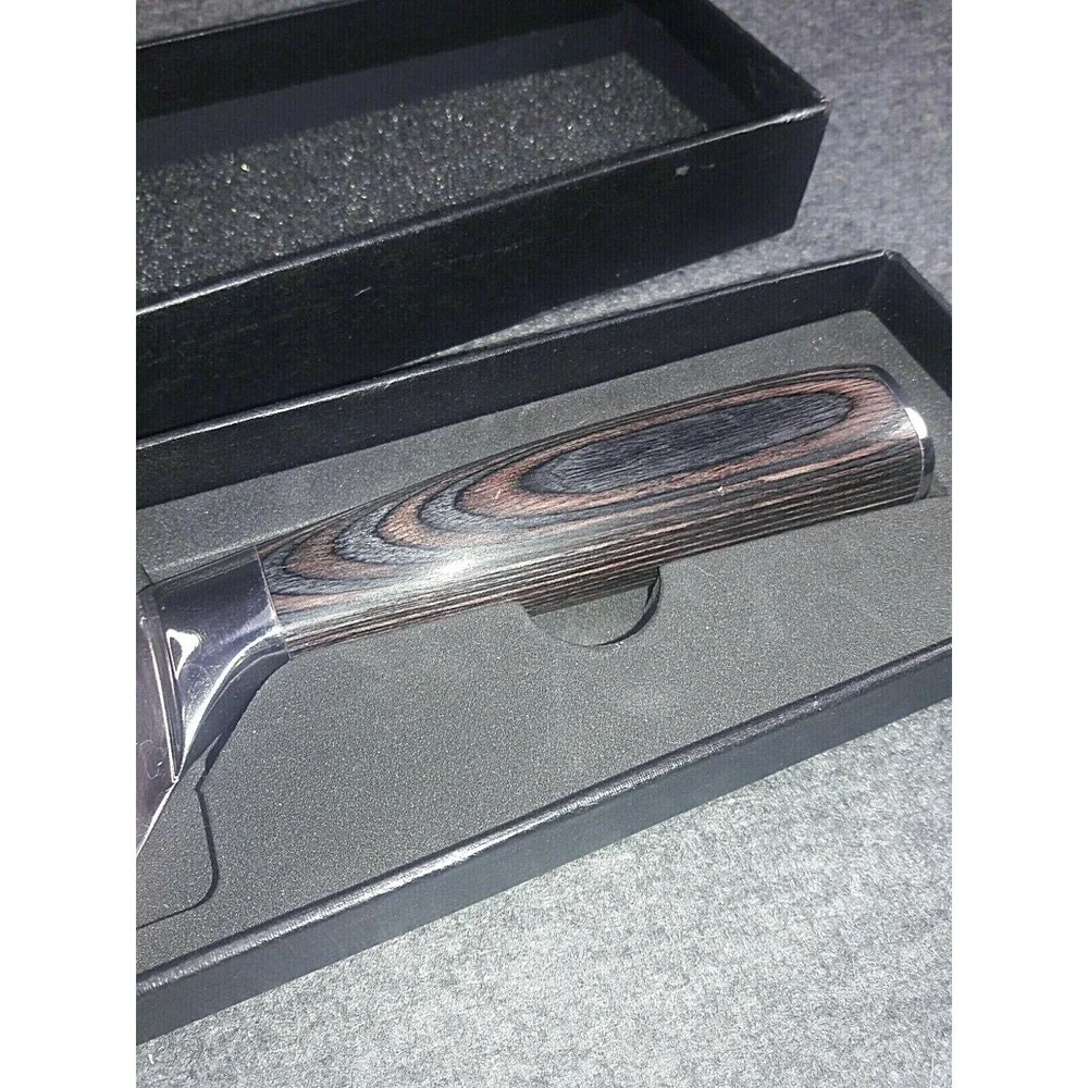 Triple Tree Premium High Carbon Stainless Steel 8 Inch Chef Knife Wooden Grip